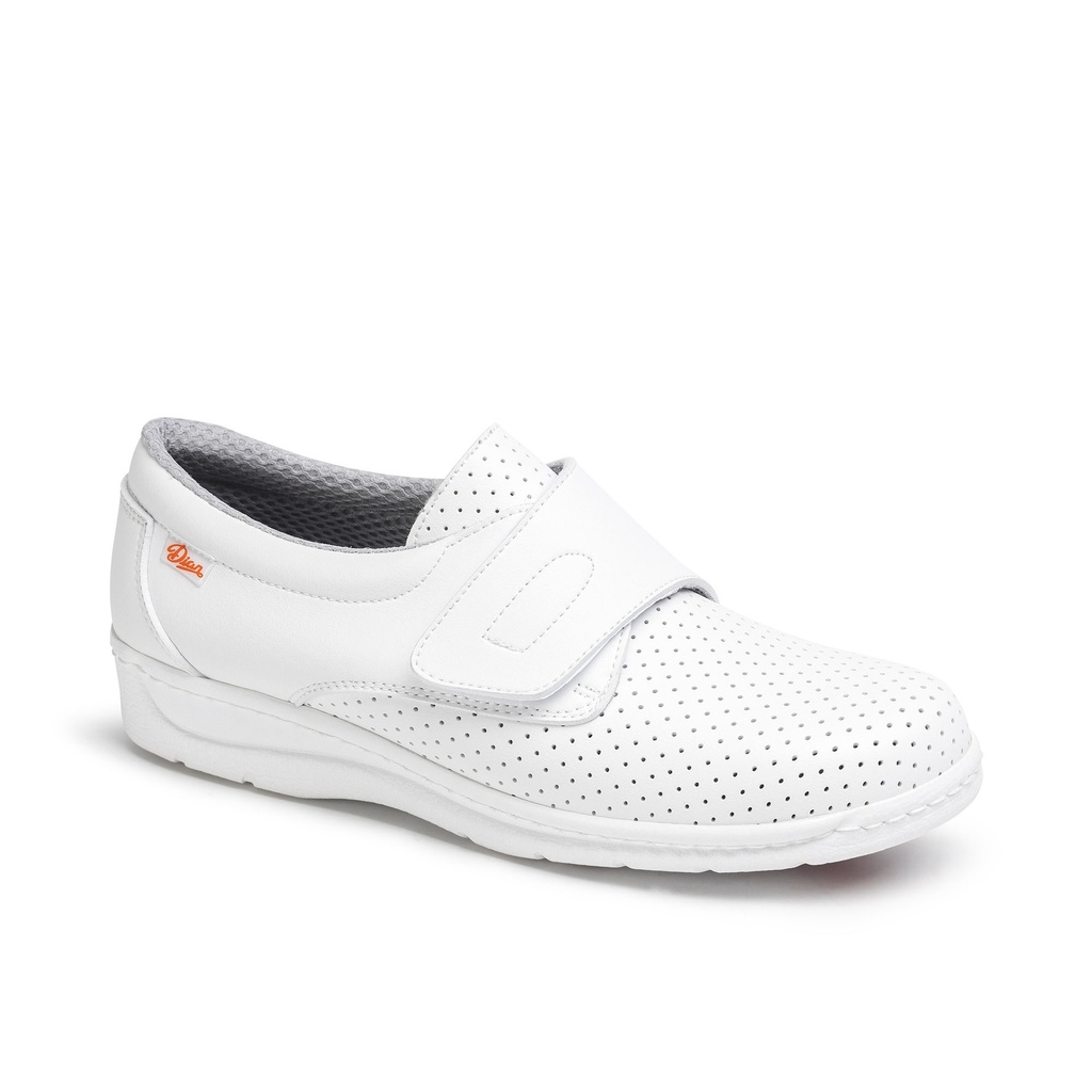 Zueco cubierto 1900 BLANCO-40 normativa O1+FO+SRA