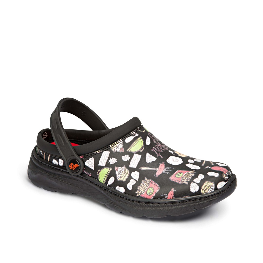 Zueco JAVEA NEGRO ESTAMPADO-47 normativa SRC+FO+E+OB+A