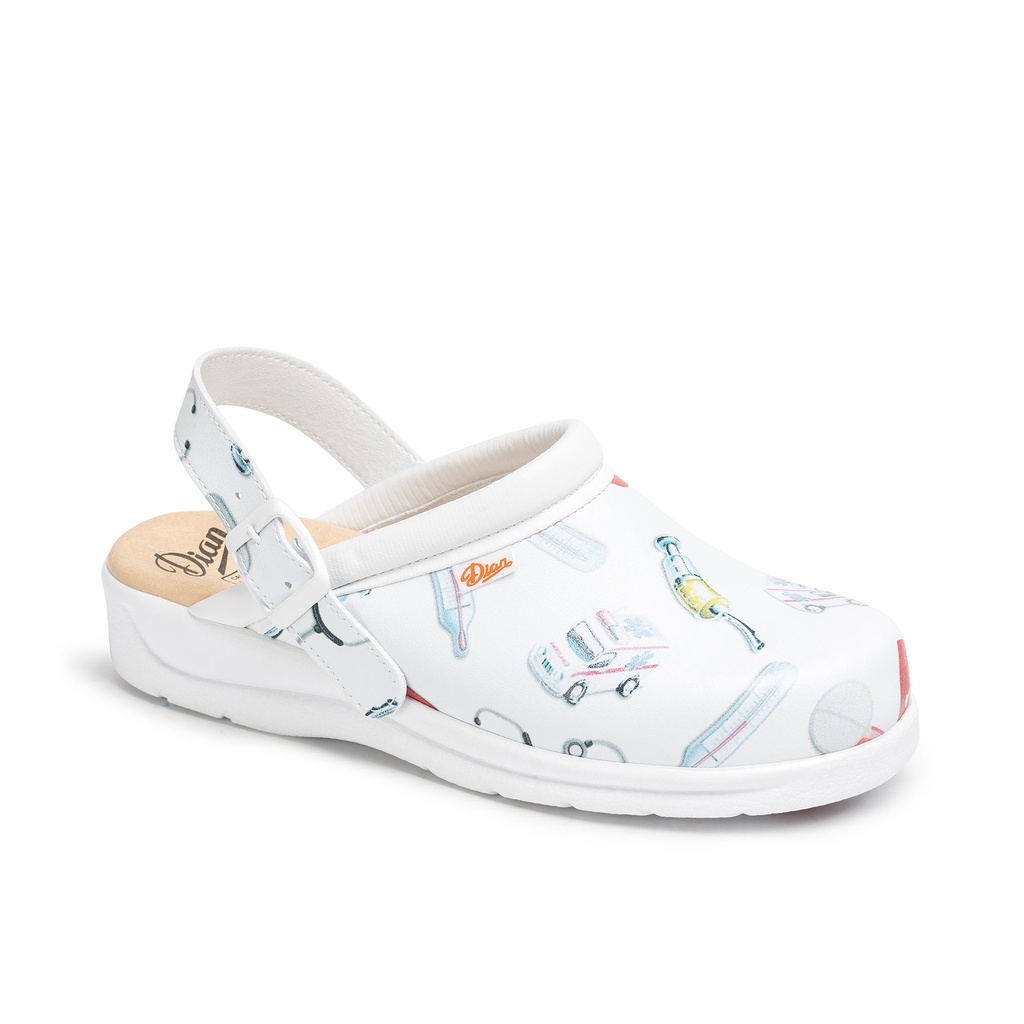 Zueco PISA ESTAMPADO BLANCO-34 normativa SRA+E+OB